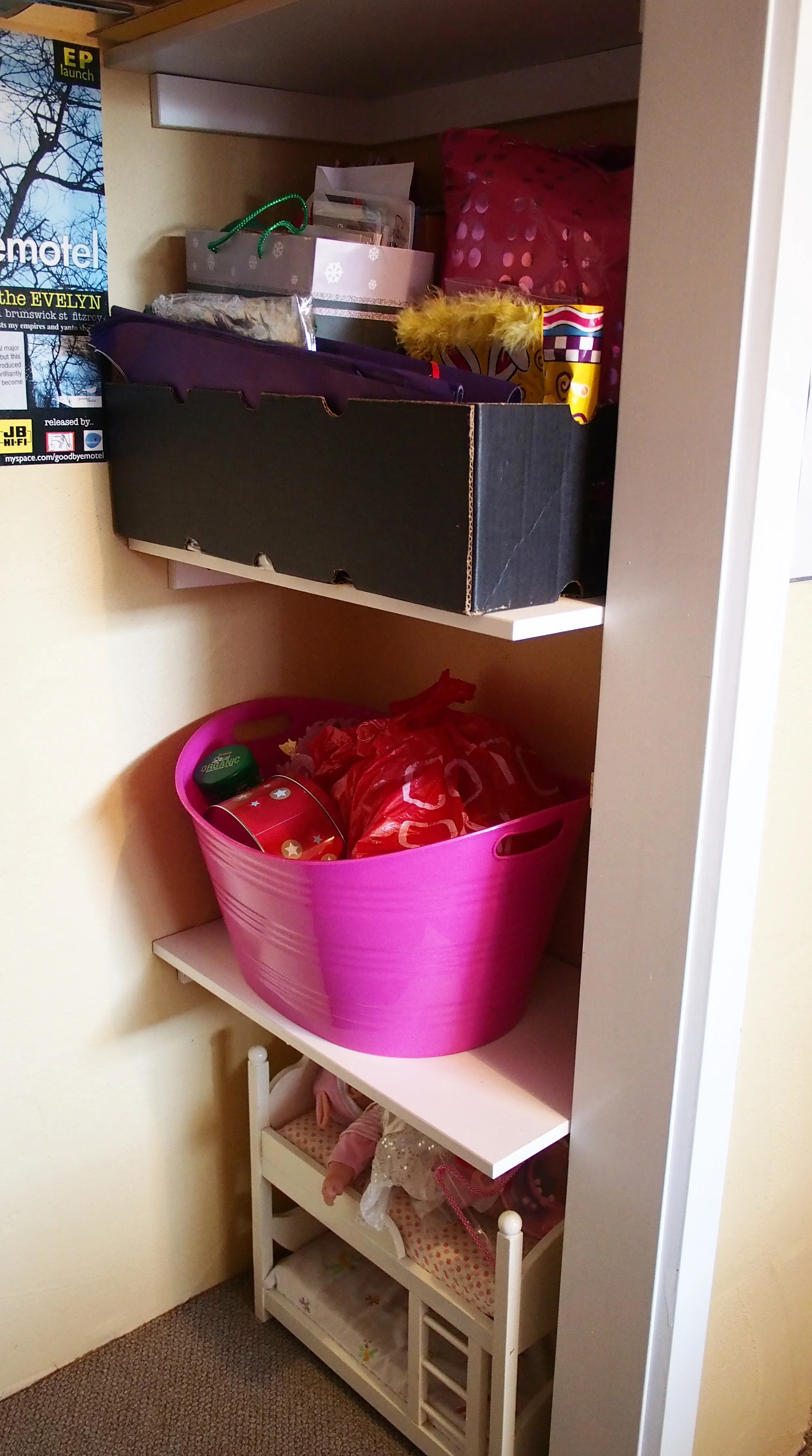 organised cupboard