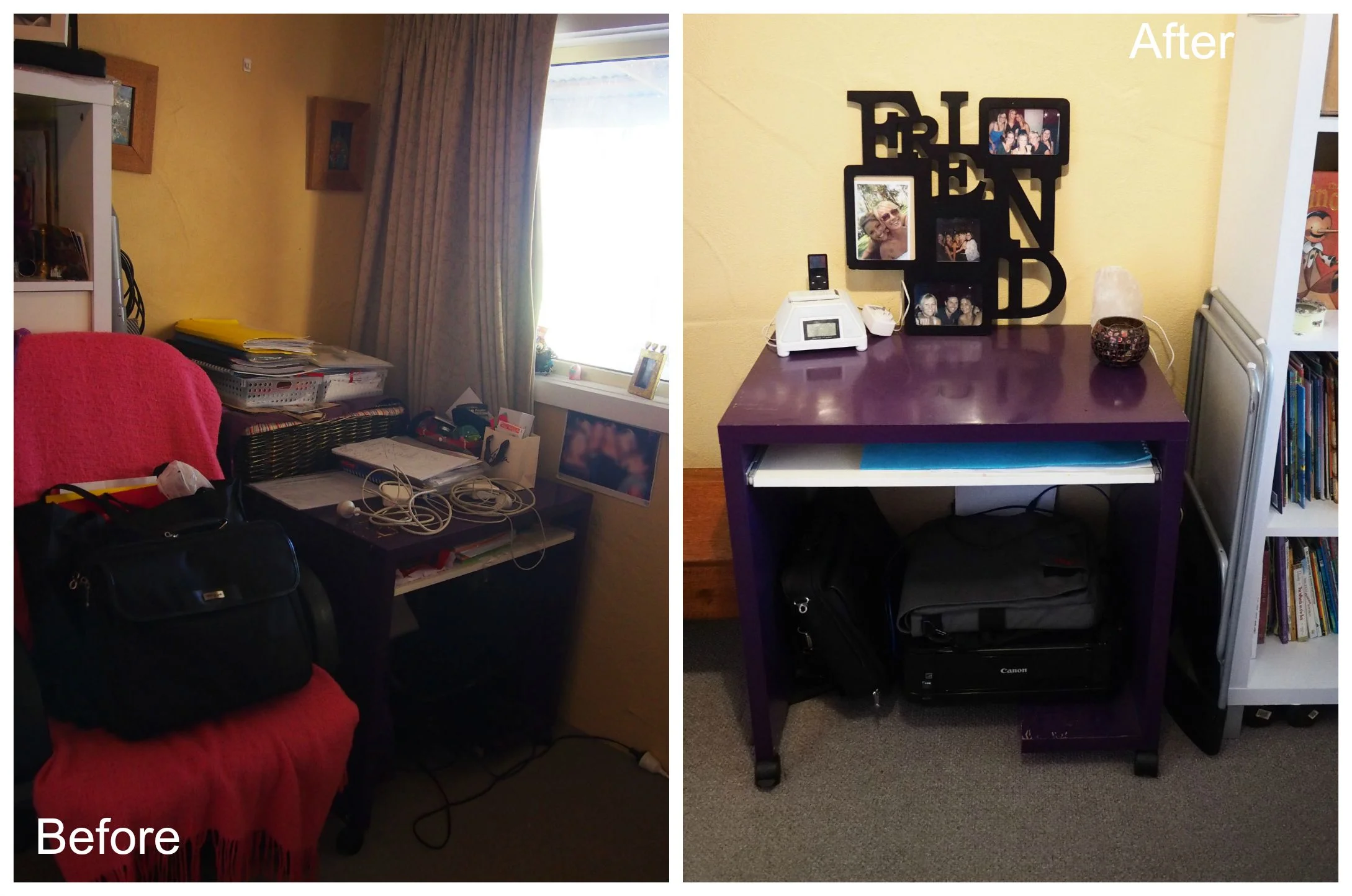 bedroom makeover professional organiser