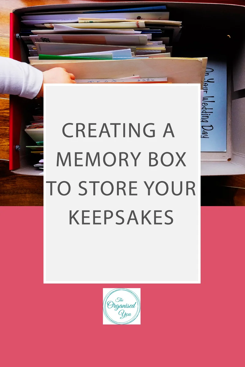 Creating a memory box to store your keepsakes