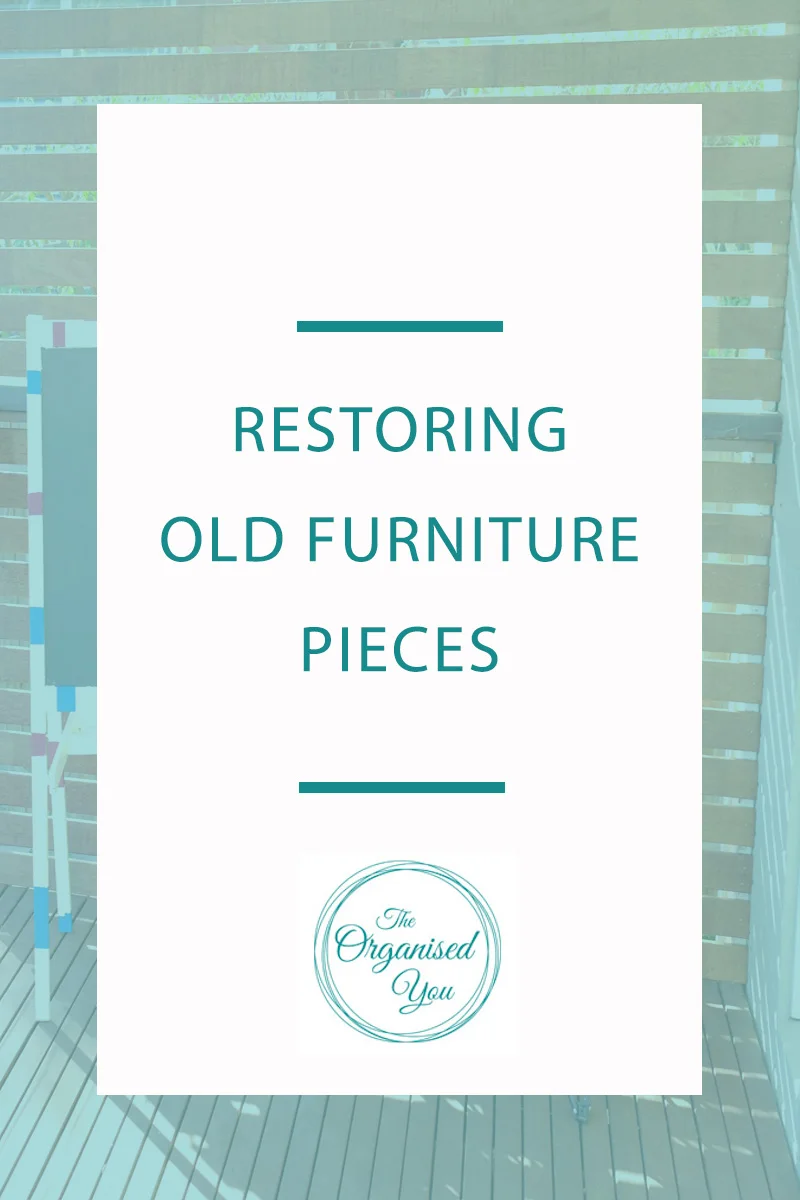 Restoring old furniture pieces