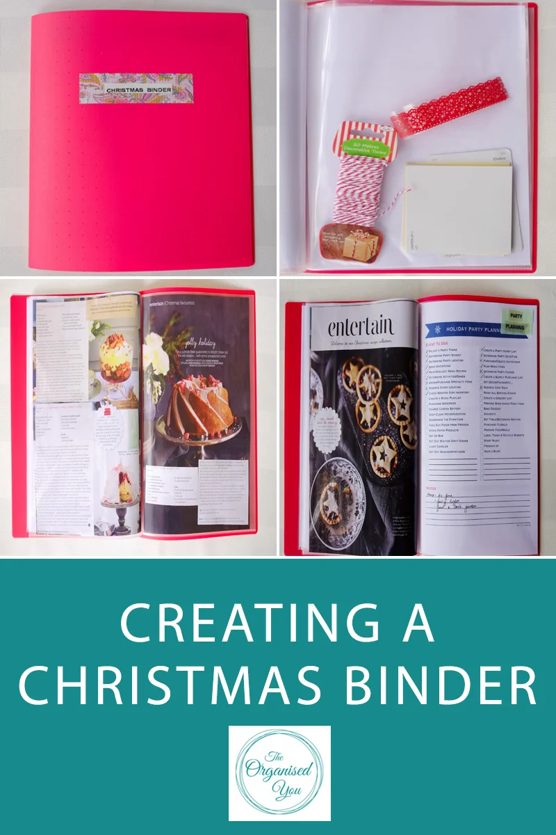 Creating a Christmas Binder