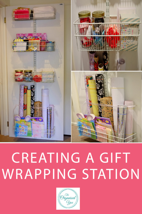 How to Create an Organized Gift Wrap Station on a Budget - Practical  Perfection