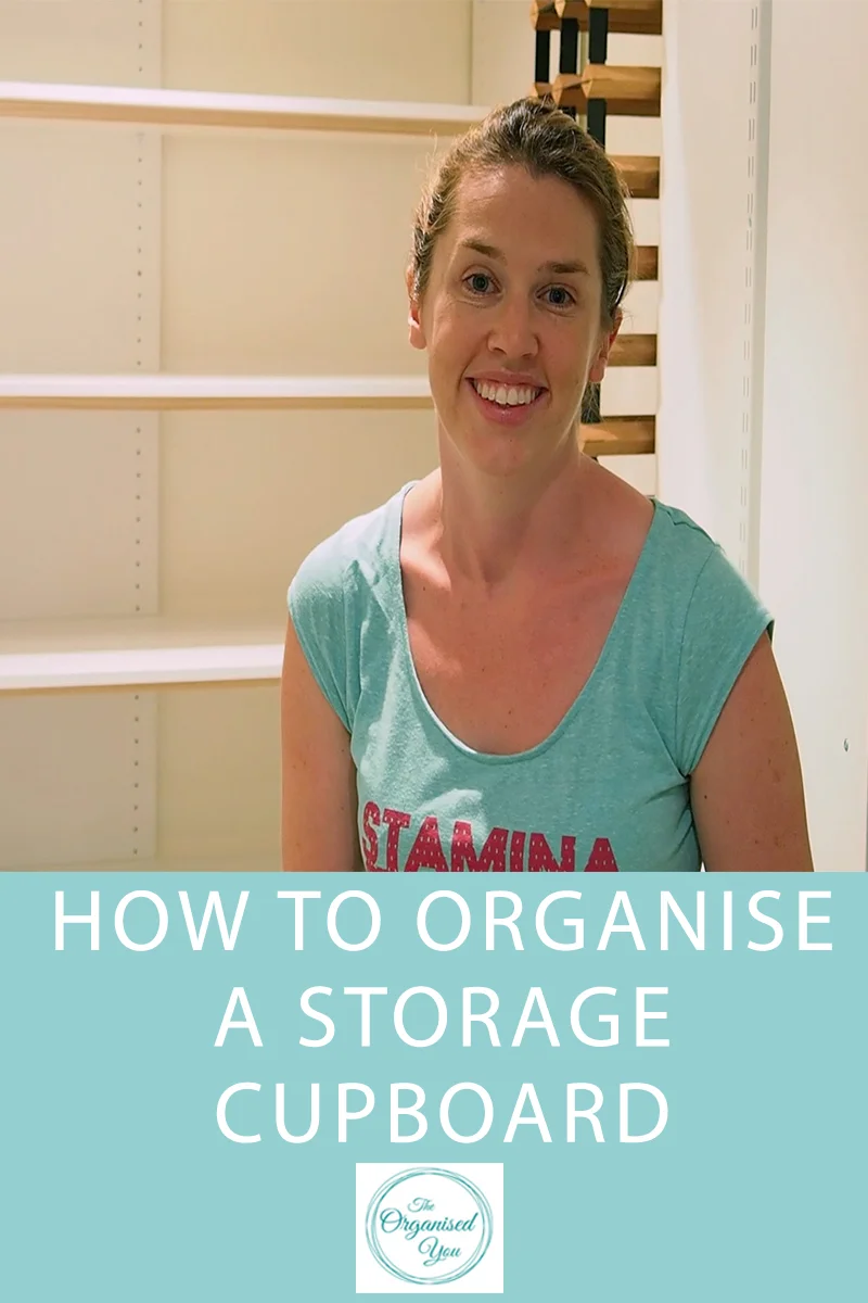 How to organise a storage cupboard