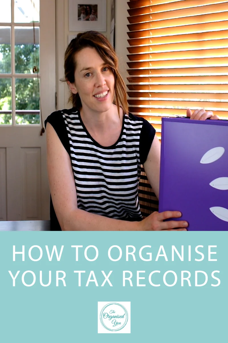 Organising tax records