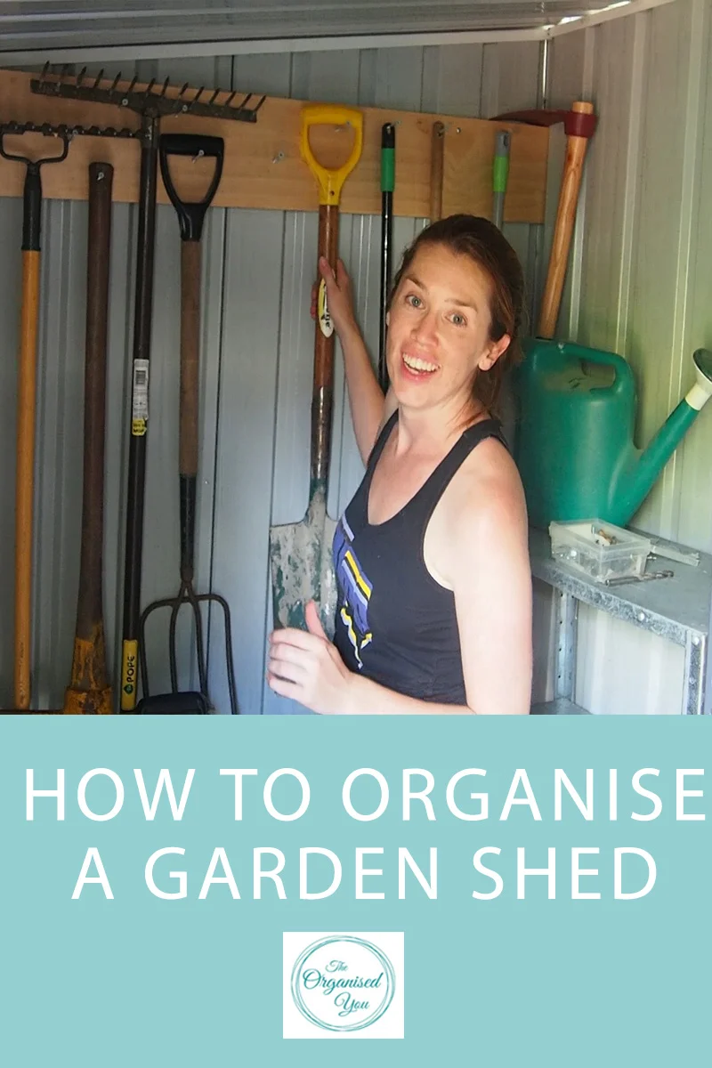 Organising our garden shed