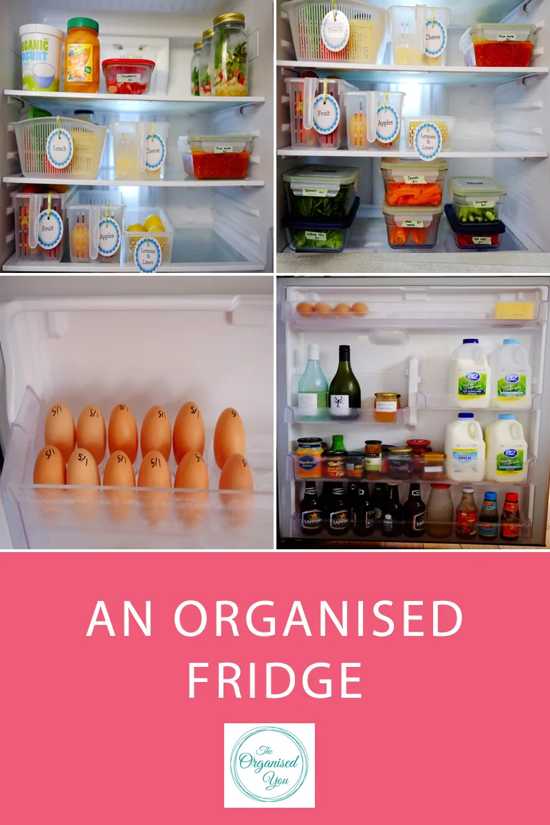 An organised fridge