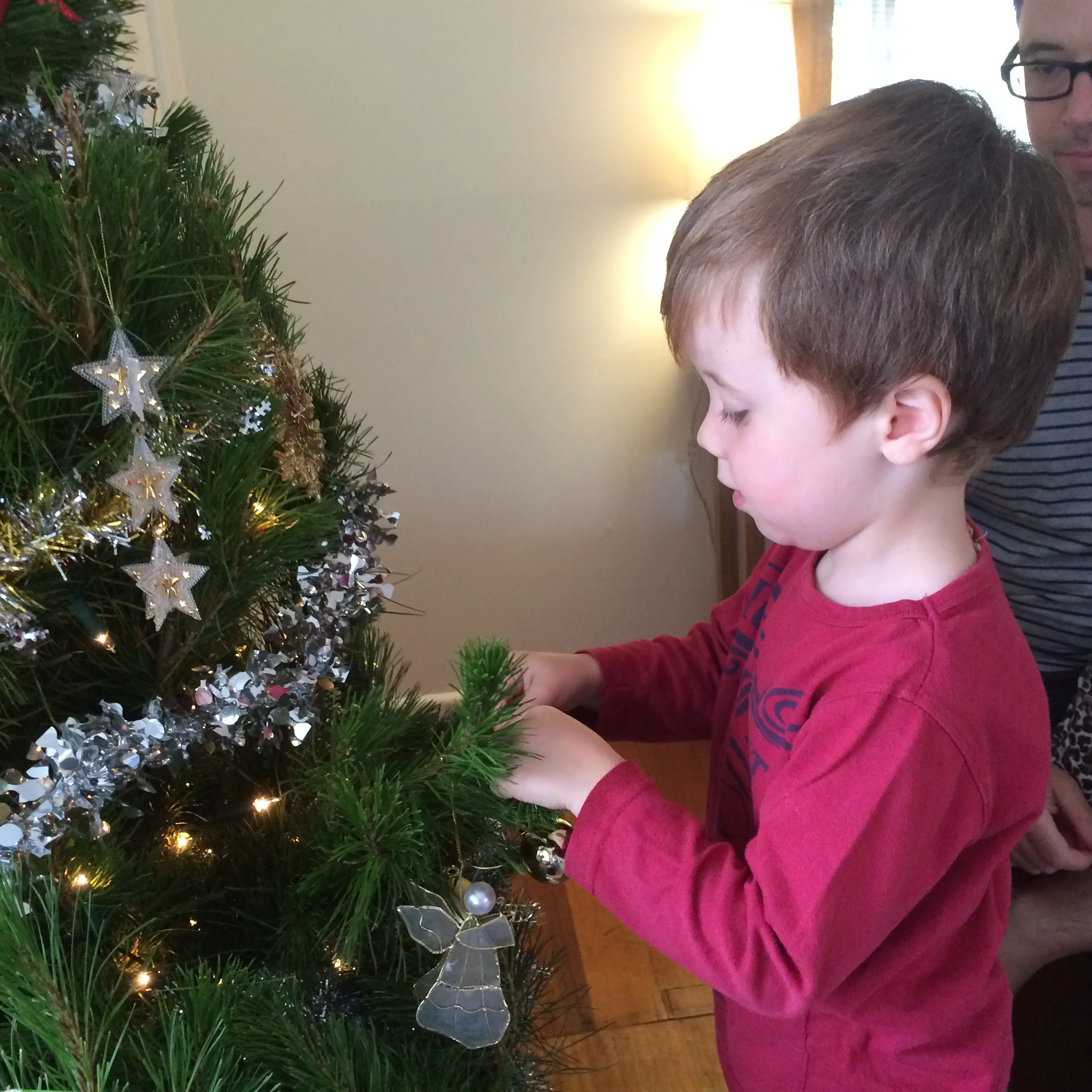 decorating the tree