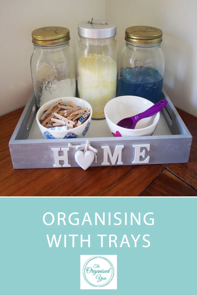 Organising with trays