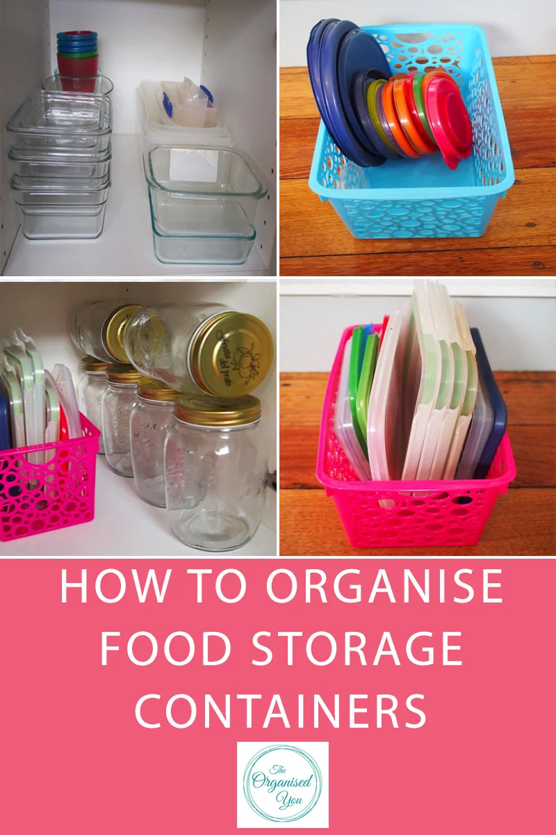 How to organise food storage containers {Quick Tip}
