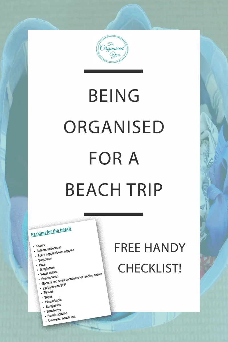 Being organised for a beach trip