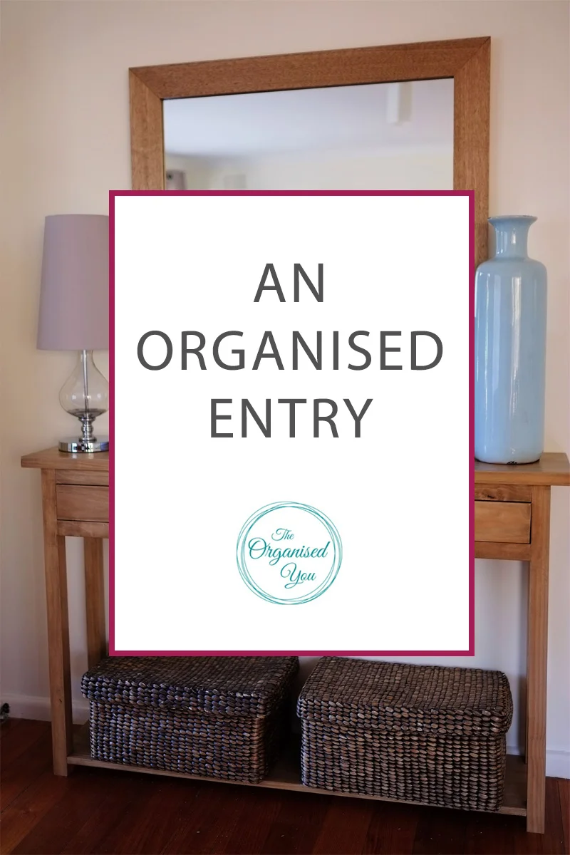 An Organised Entryway - having one organised 'drop-spot' in your home for all the daily essentials has so many benefits! It will save you time in the mornings so you can get out the door as quickly as possible, you'll be less likely to lose things as everything has it's own place, and it will prevent the 'dump piles' that often occur when family members walk through the door. Click through to see how we set this area up in our house to have an organised entry!