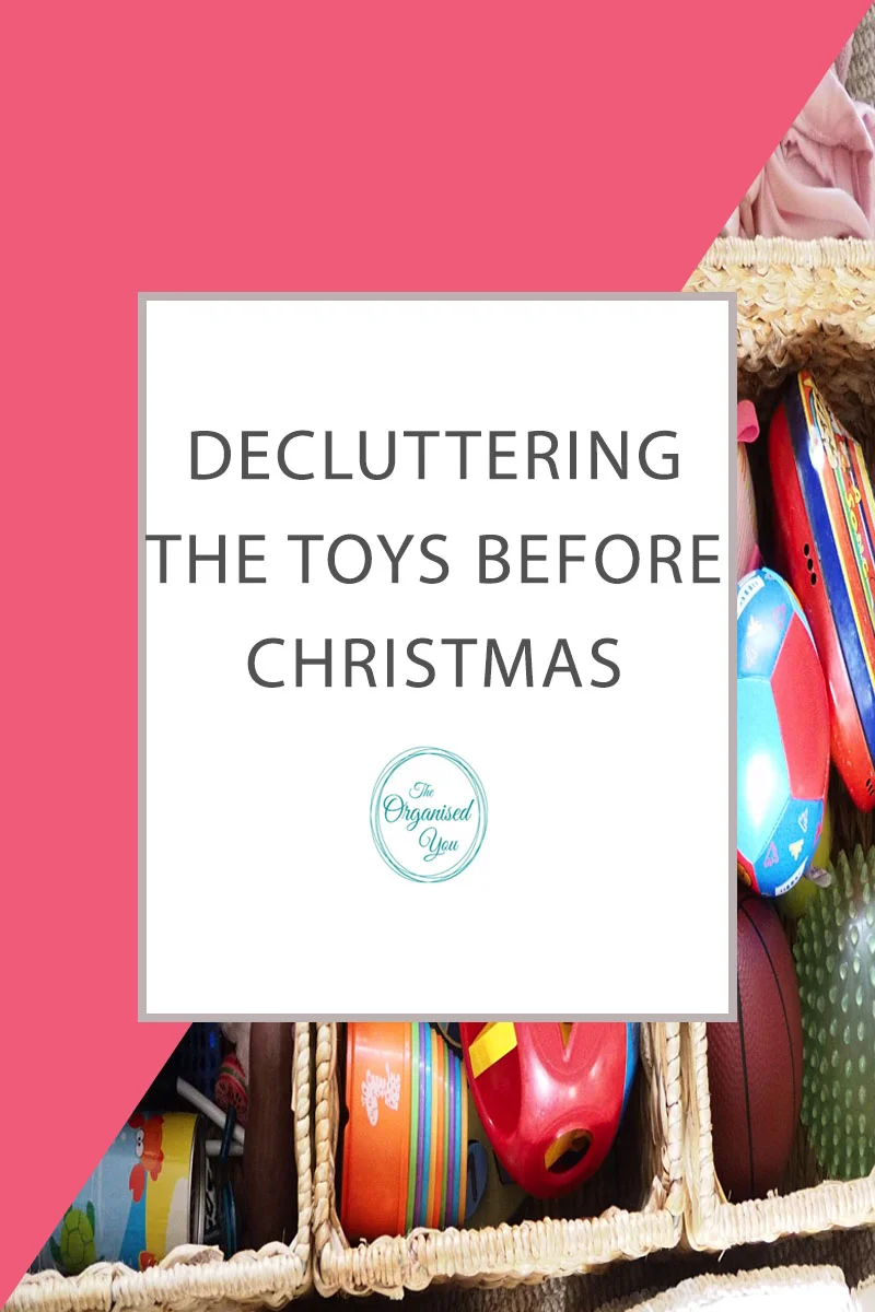 Decluttering the toys before Christmas