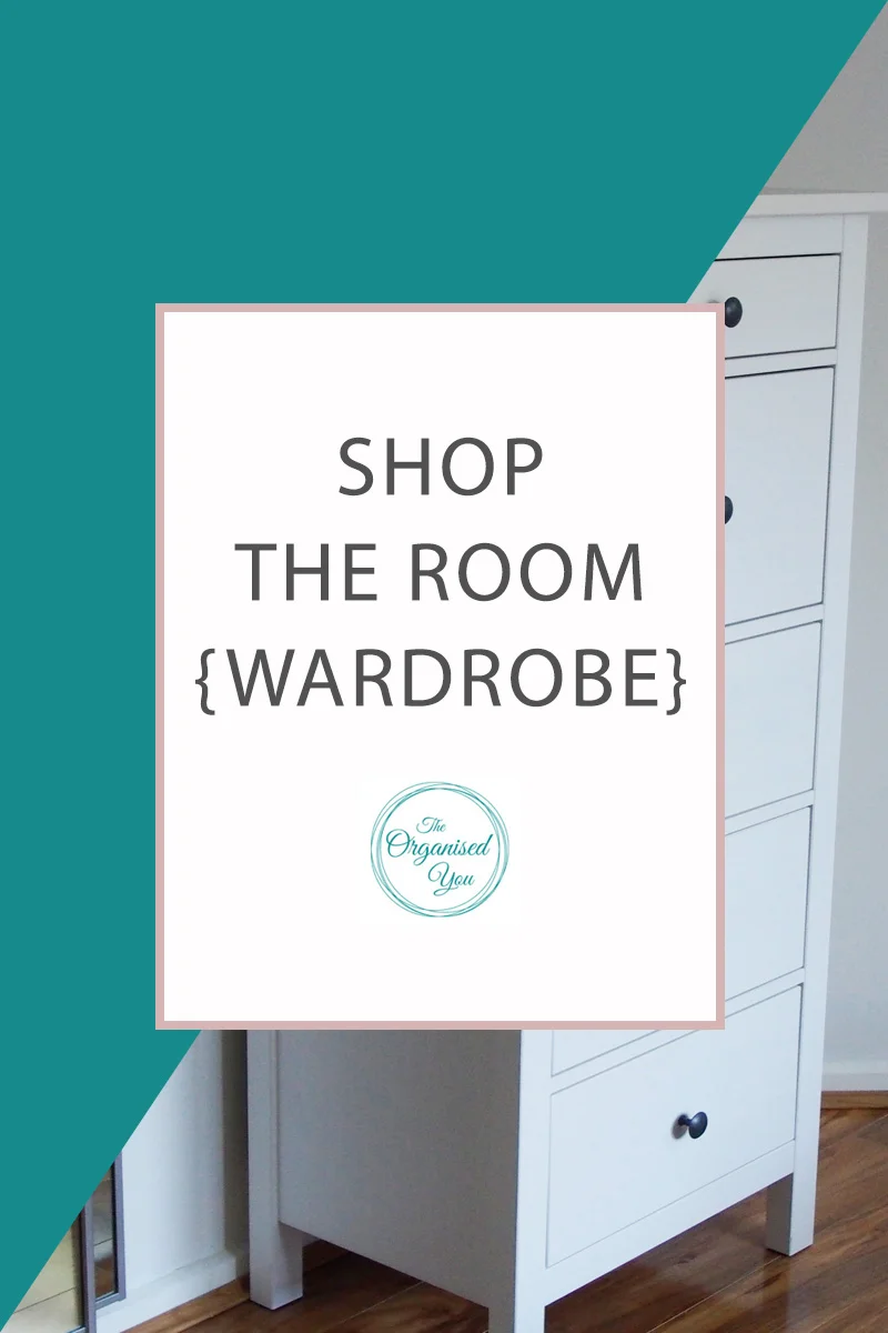 Shop the room {wardrobe} - having a few key products and systems set up in your wardrobe will help you to keep it organised and prevent clutter from building up. They also make sure that everything is super-easy to find! Click through to read about the products and systems we use to maintain an organised wardrobe!