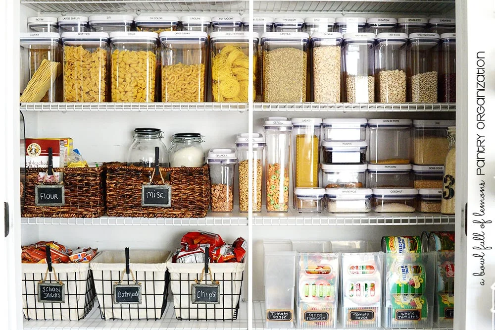 Organised Pantry Inspiration Blog Home Organisation The