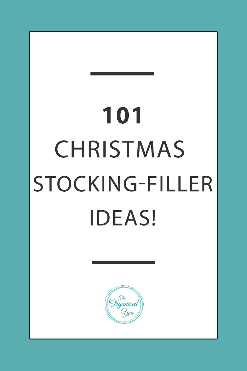 Struggling for ideas for what to put in the kids' Christmas stockings? Or for present ideas for kids? This list of 101 ideas has got you covered!