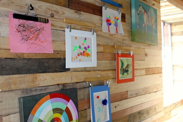 Displaying Children's Art Work - How to Make a Wooden Wall Art