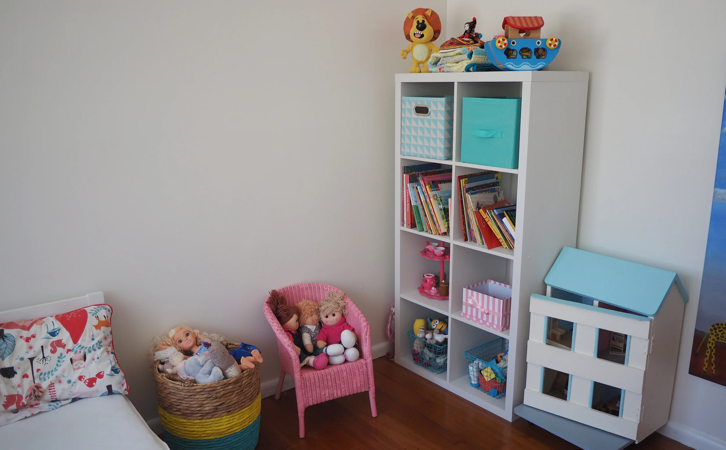 Trying out lots of different furniture arrangements and storage options is the best way to reach the perfect set-up - if at first you don't succeed, try try again!