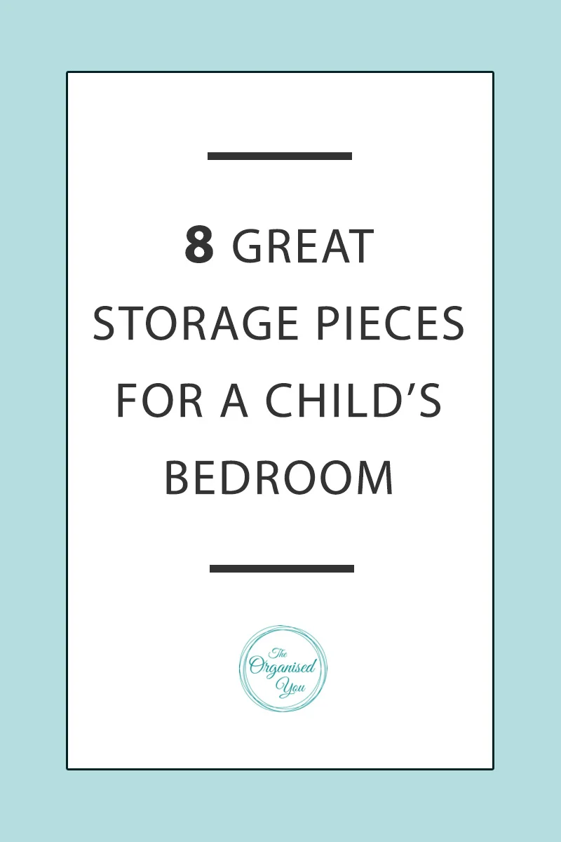 Great storage options in a child's bedroom will conceal clutter, make everything easy to find and ensure pack-up time is a breeze!