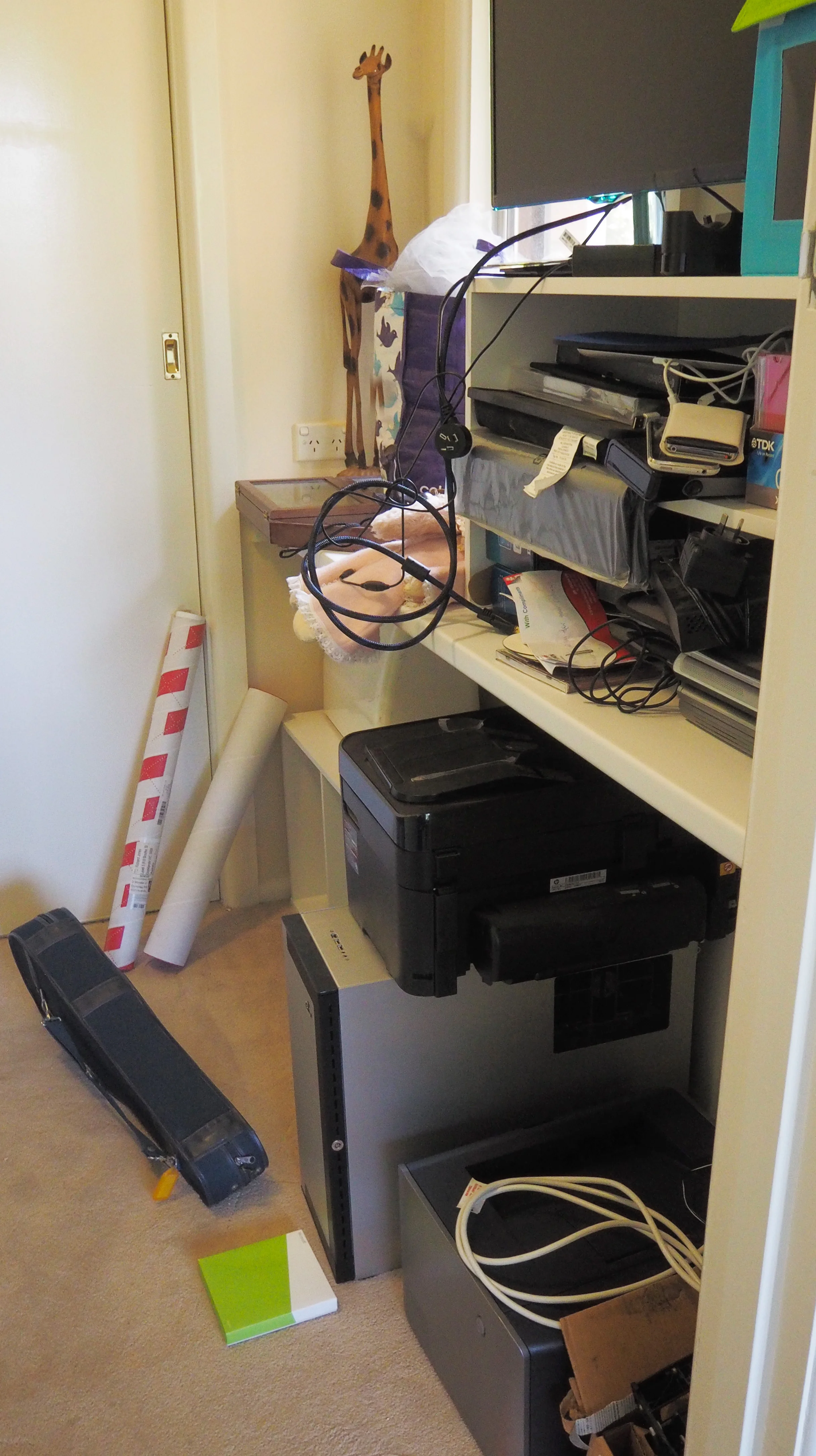 Disorganised storage space