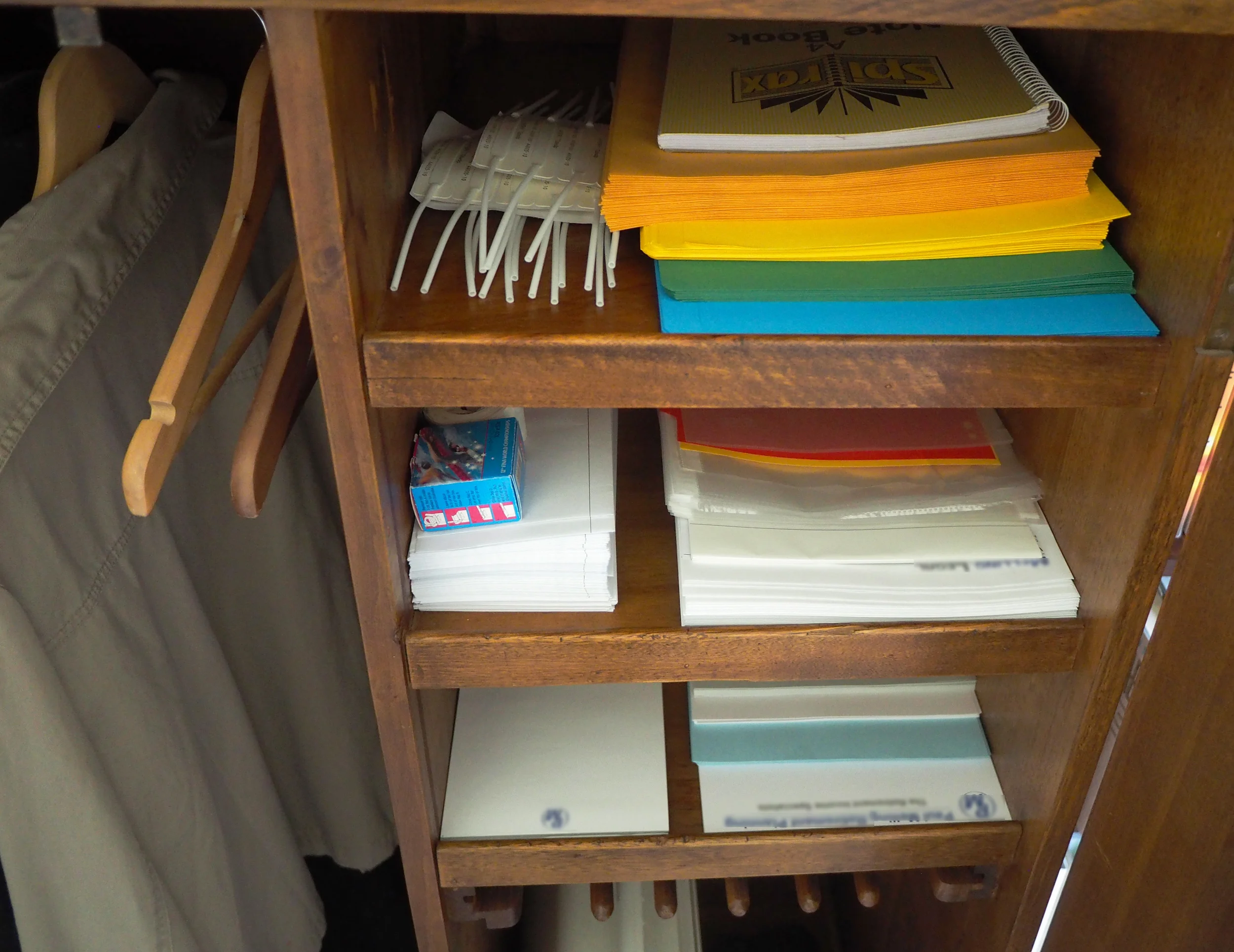 Stationery and paperwork organisation