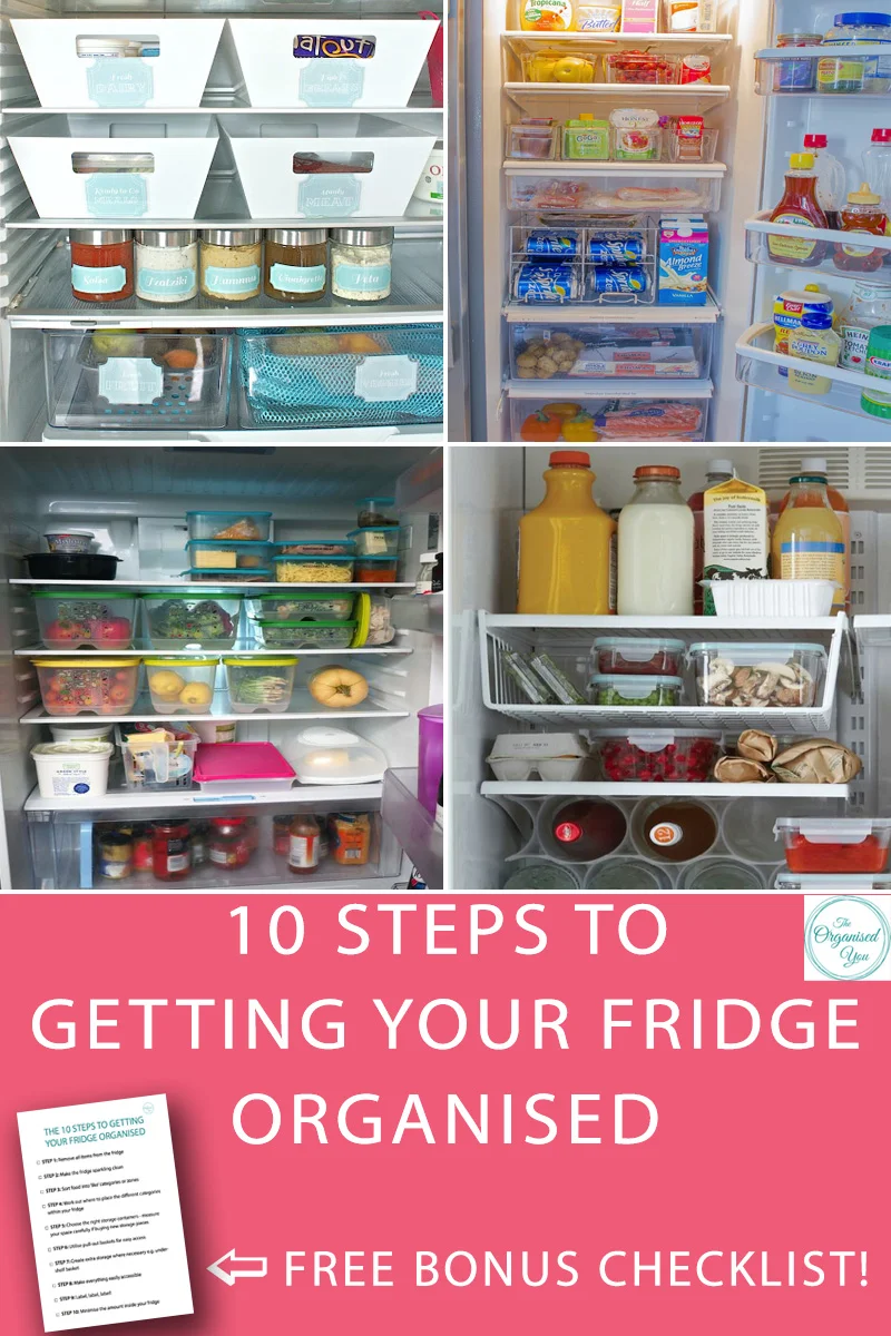 10 steps to getting your fridge organised