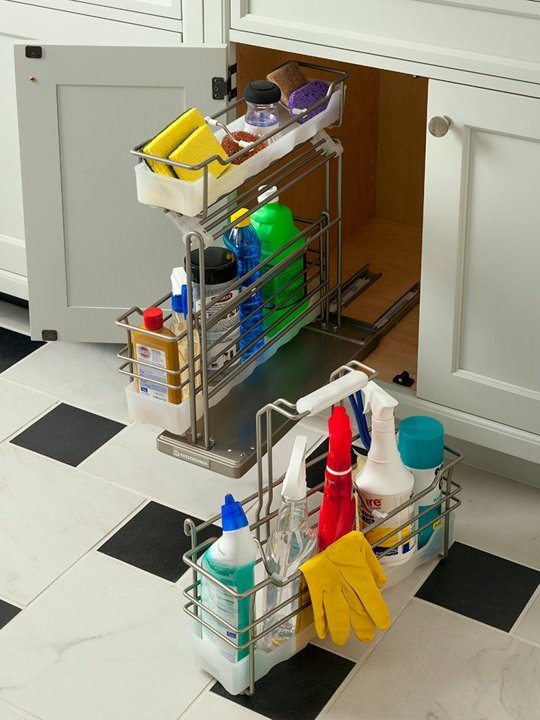 Cleaning Supply Caddy Pullout