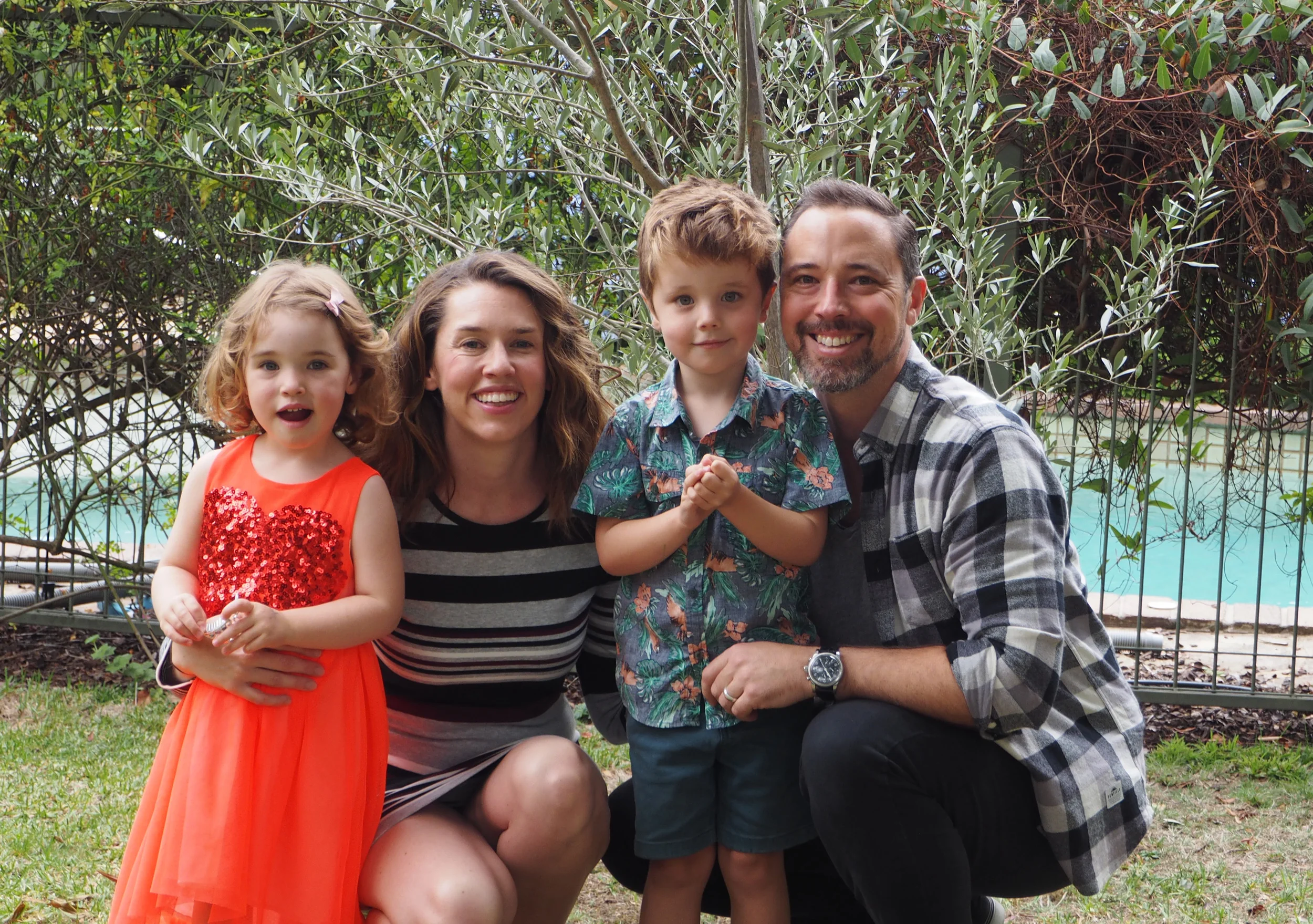 Pre-party family shot!