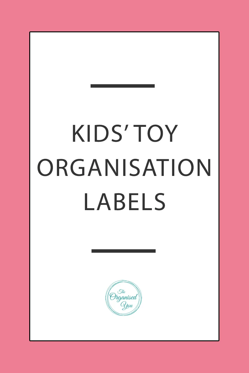 4 label colours to choose from - these labels will help you organise your kids' toys so that it's easy for your kids to find what they need!