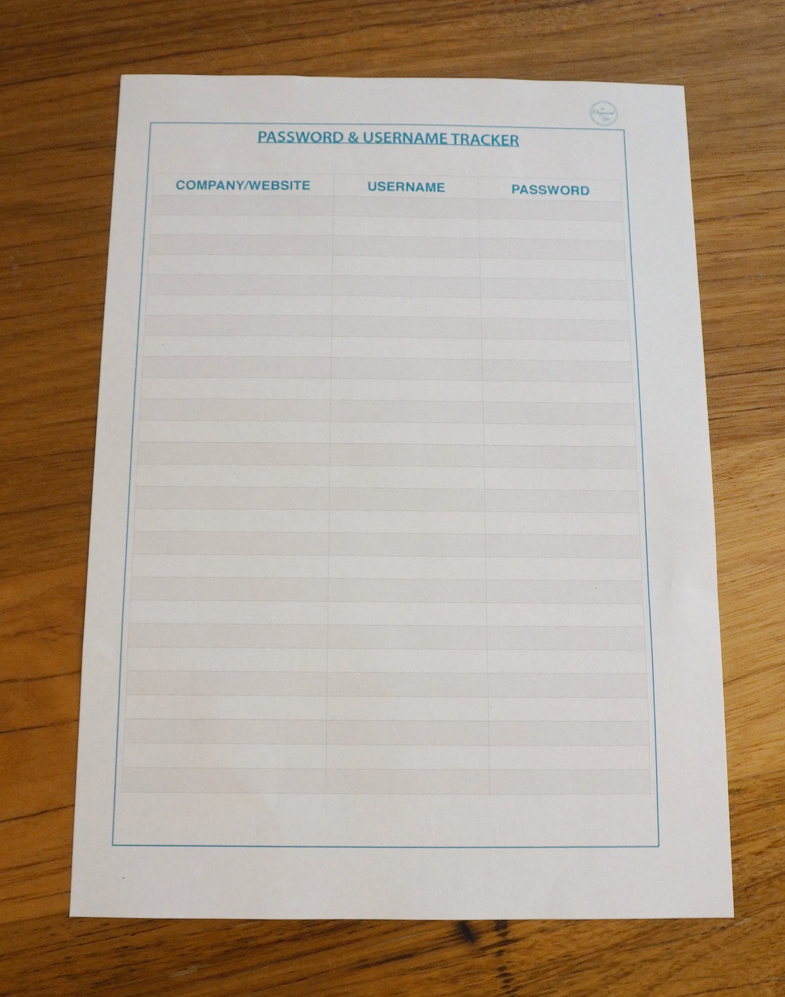 Household binder printables will help get you organised by keeping all important information in the one handy spot!