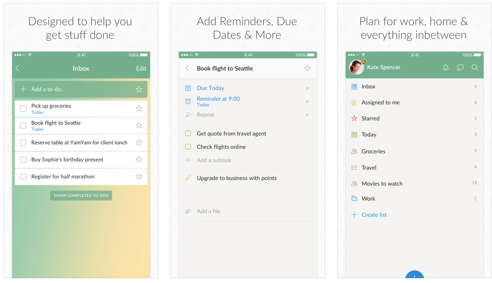 Wunderlist iphone app