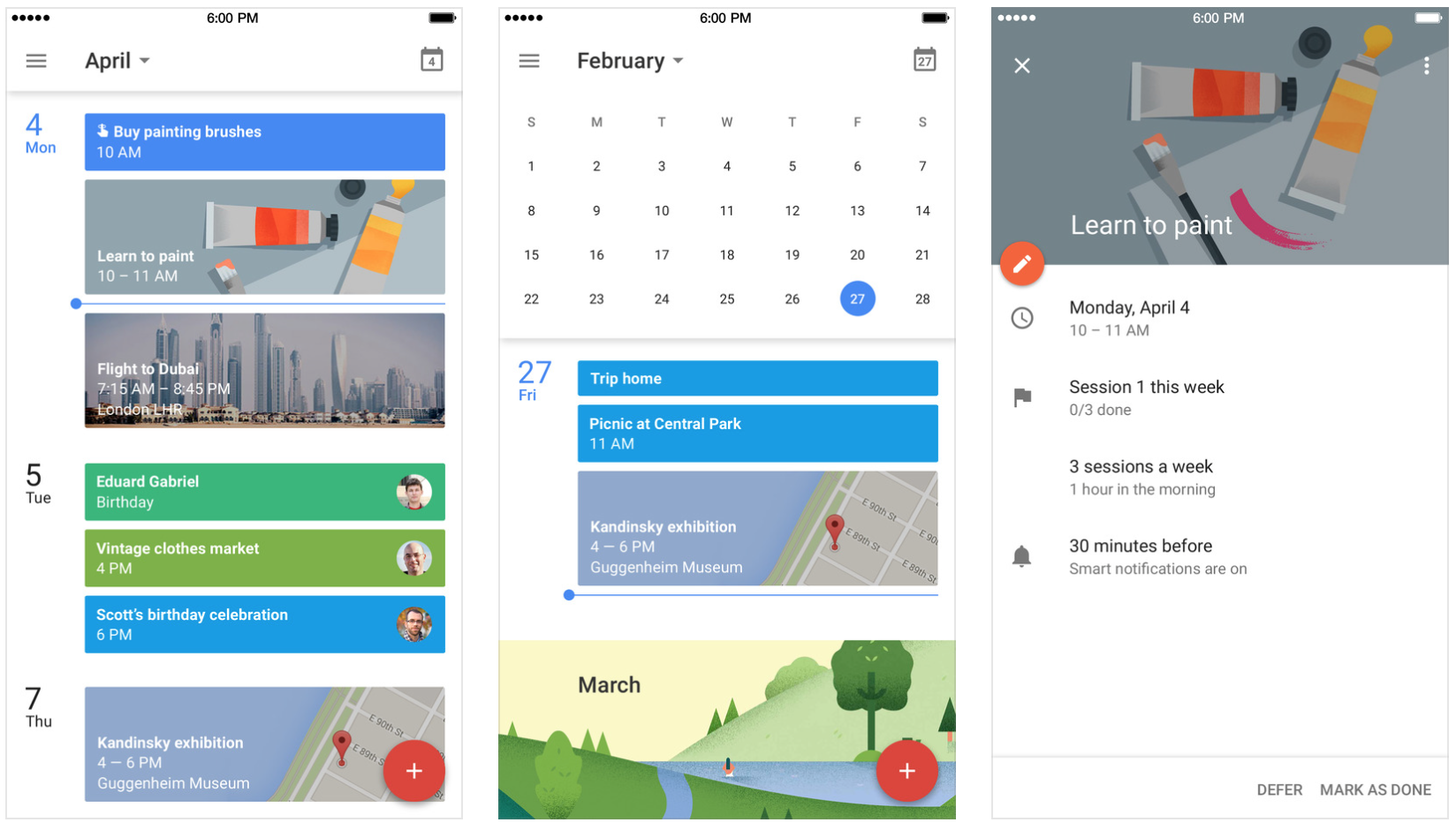 Google Calendar - an iphone app for increasing productivity and helping you stay organised