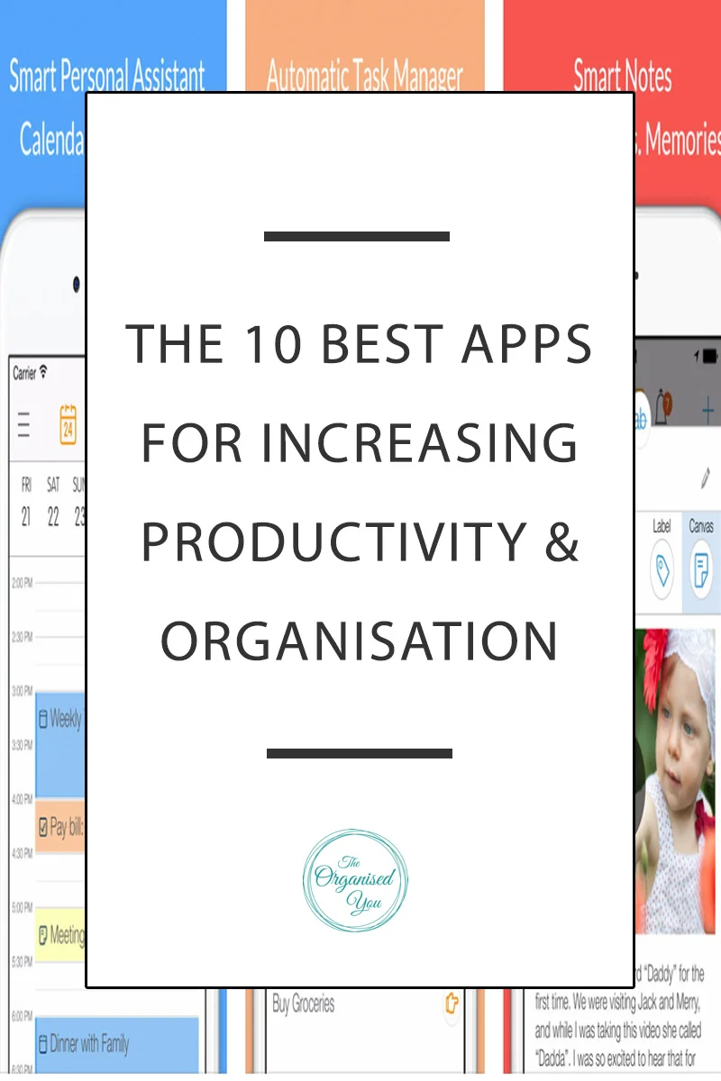 The 10 best apps for productivity & organisation - I'm sharing 10 of the best apps (all free and available on the iTunes store) that are designed to help you be more productive and get more organised. Choosing an app that will work best for you really comes down to experimenting with what works best for you and your particular needs and situation. But you never know, one of these could be a total game changer in terms of how you approach your daily tasks! Let's take an app tour, shall we? 