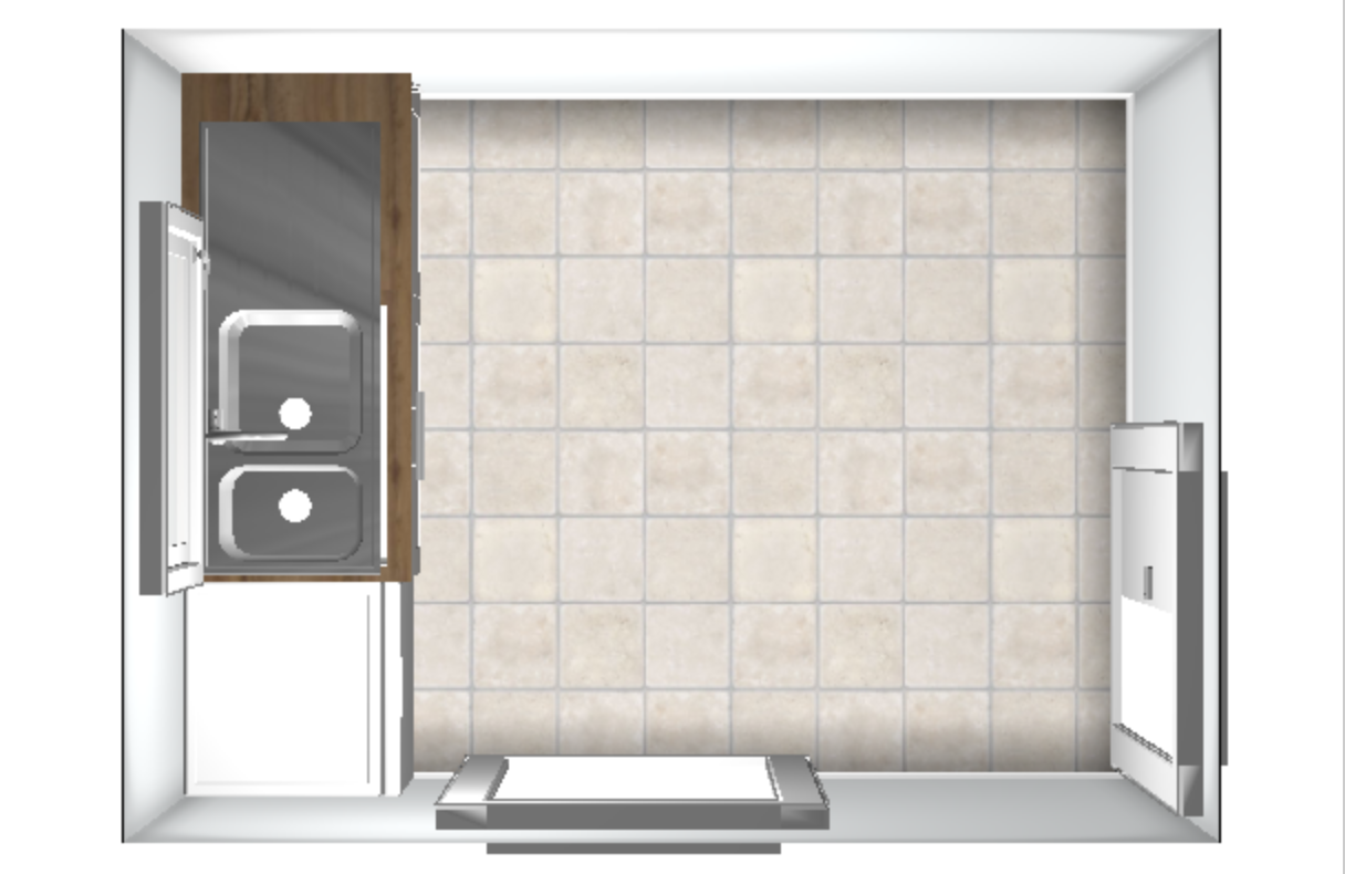 Laundry planner using Ikea Home Planner