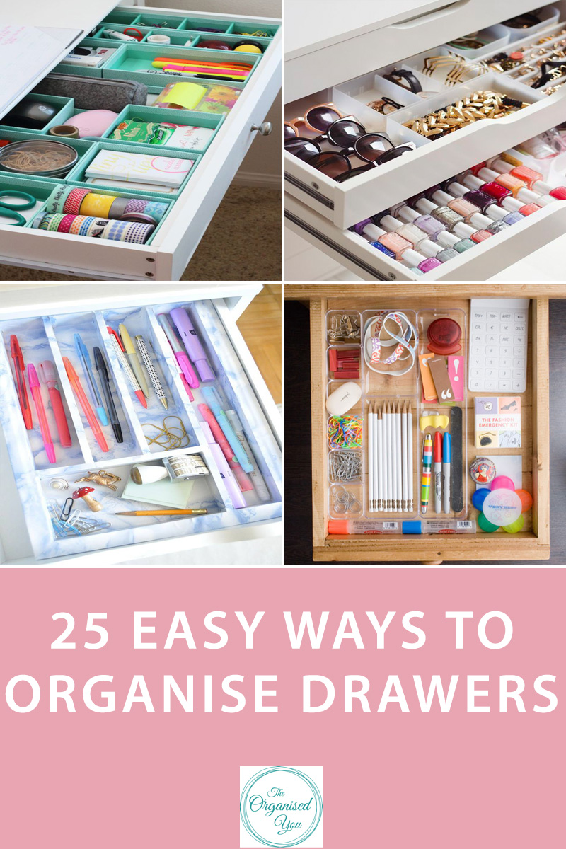 25 easy ways to organise drawers-Blog | Home Organisation-The Organised You