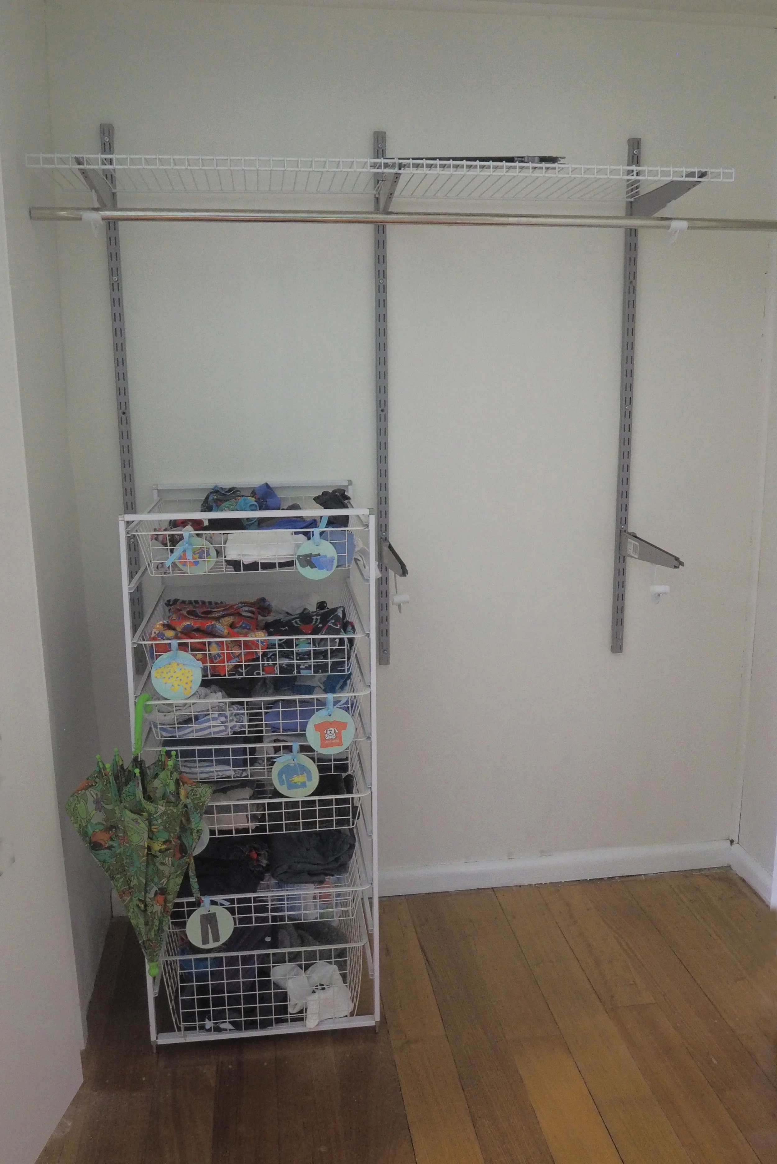 Creating a new wardrobe for our son's bedroom makeover - The Organised You