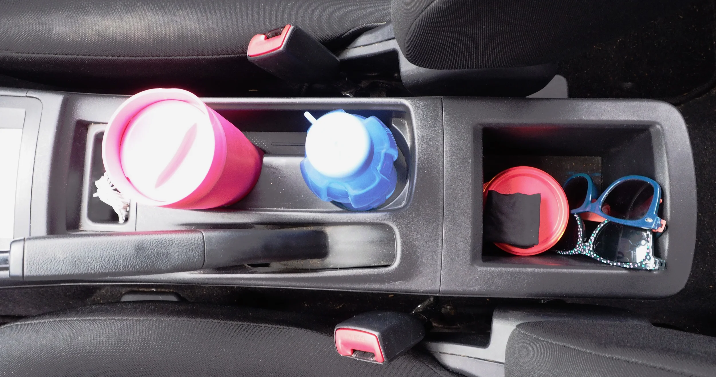 Organised console with all the essentials close at hand - The Organised You