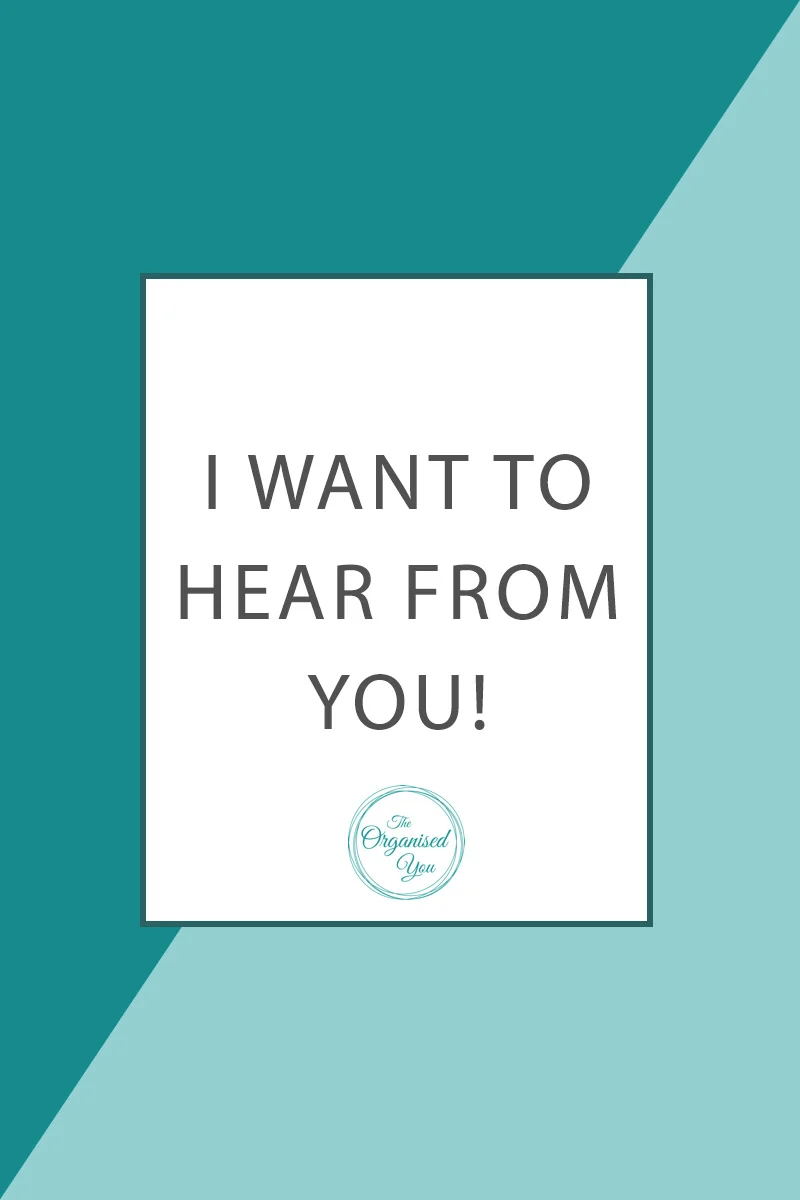 I want to hear from you - I'm creating a detailed resource for you to help you learn how to organise paperwork! This short survey telling me your struggles, which areas you need more help/advice in, and what kind of resources would be helpful in this area. Click through to take the survey!