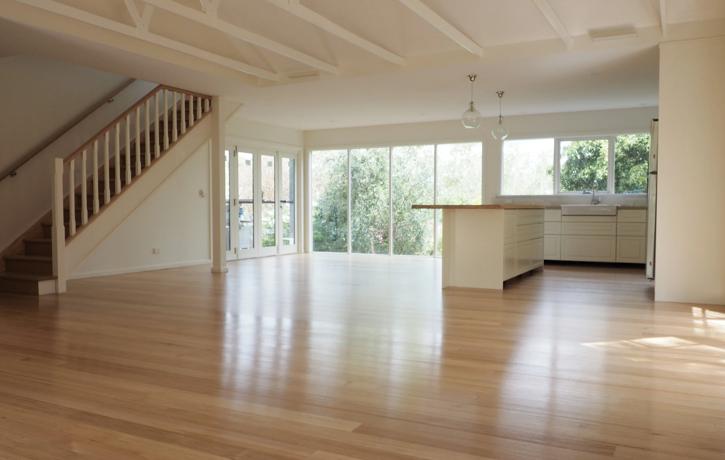 Newly renovated house with exposed beamsThe Organised You