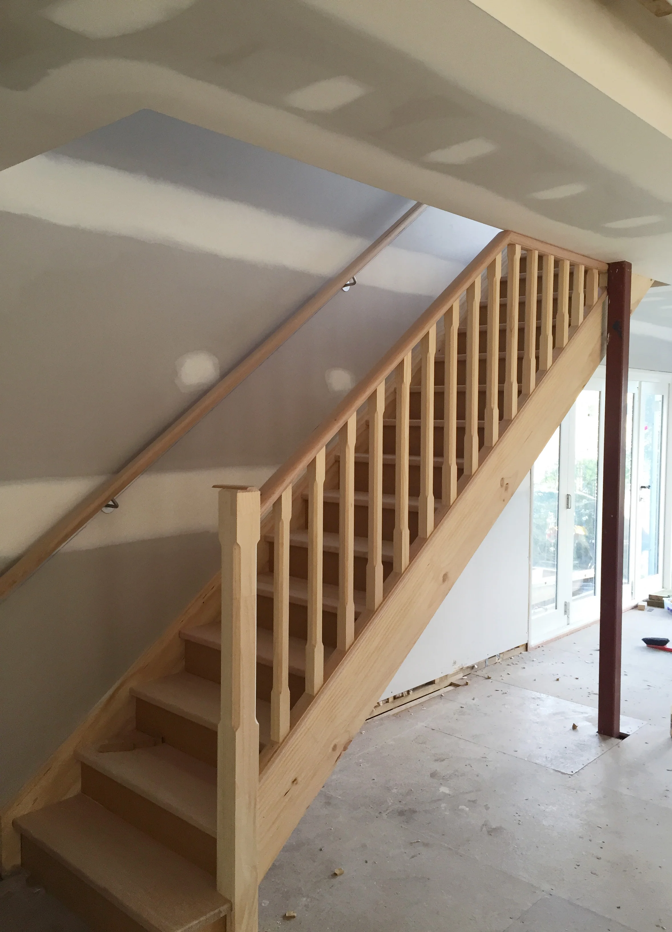 New stairwell in home renovation - The Organised You