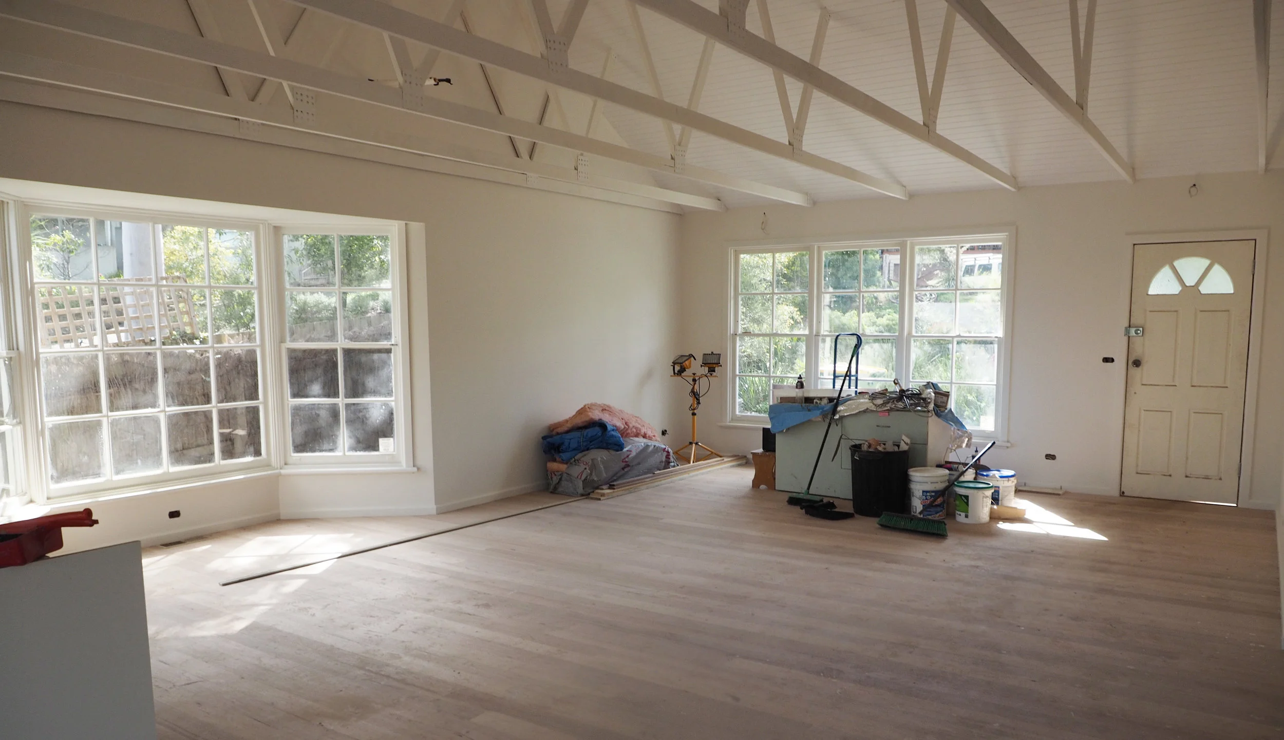 New floorboards in newly renovated home - The Organised You.