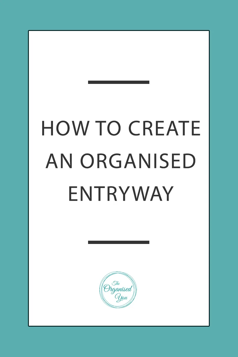 Plan how you'll set up an organised entryway with this detailed & focused planner