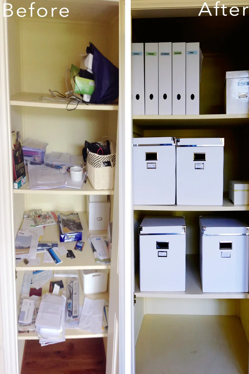 Home office organisation makeover {The Organised You}