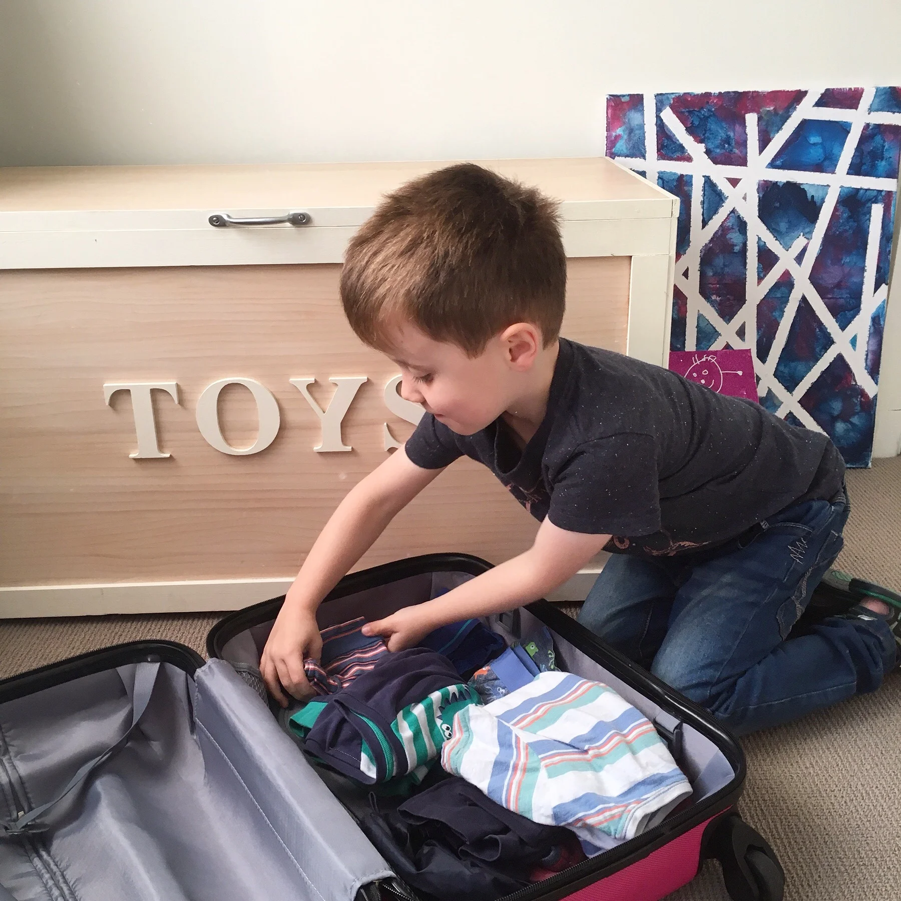 Delegate and get the kids to help out wherever they can!