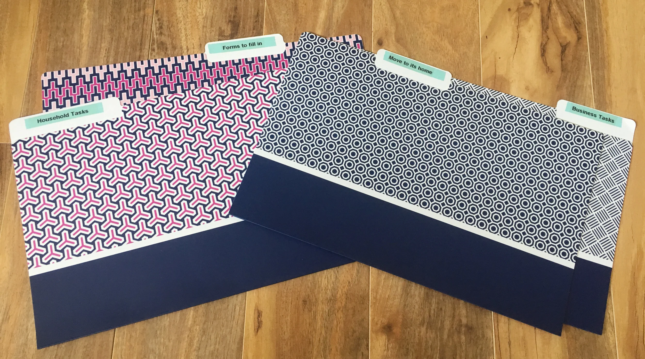File folders are a great way to sort and store incoming paperwork {The Organised You}