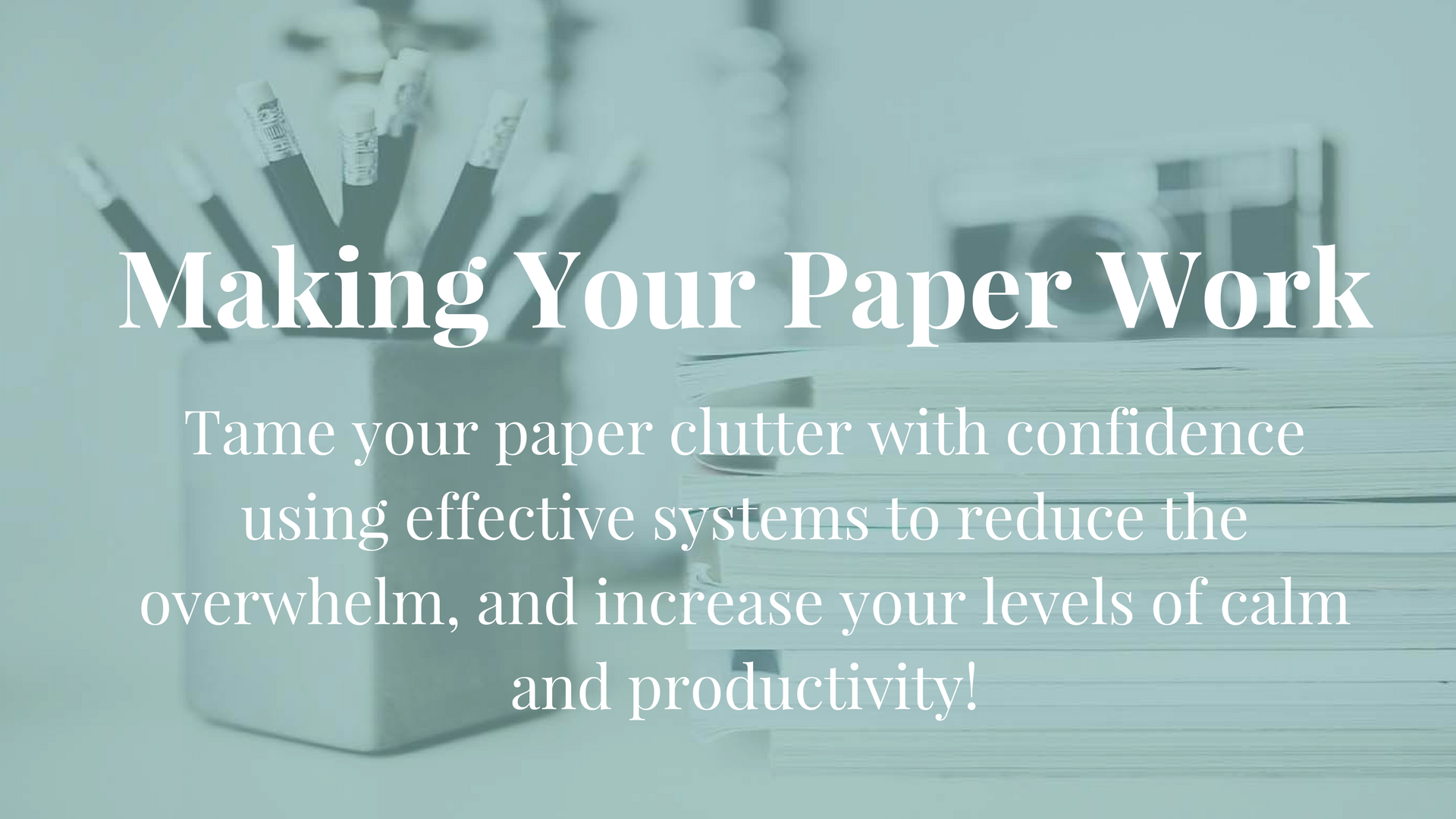 Introducing 'Making Your Paper Work'Blog Home OrganisationThe