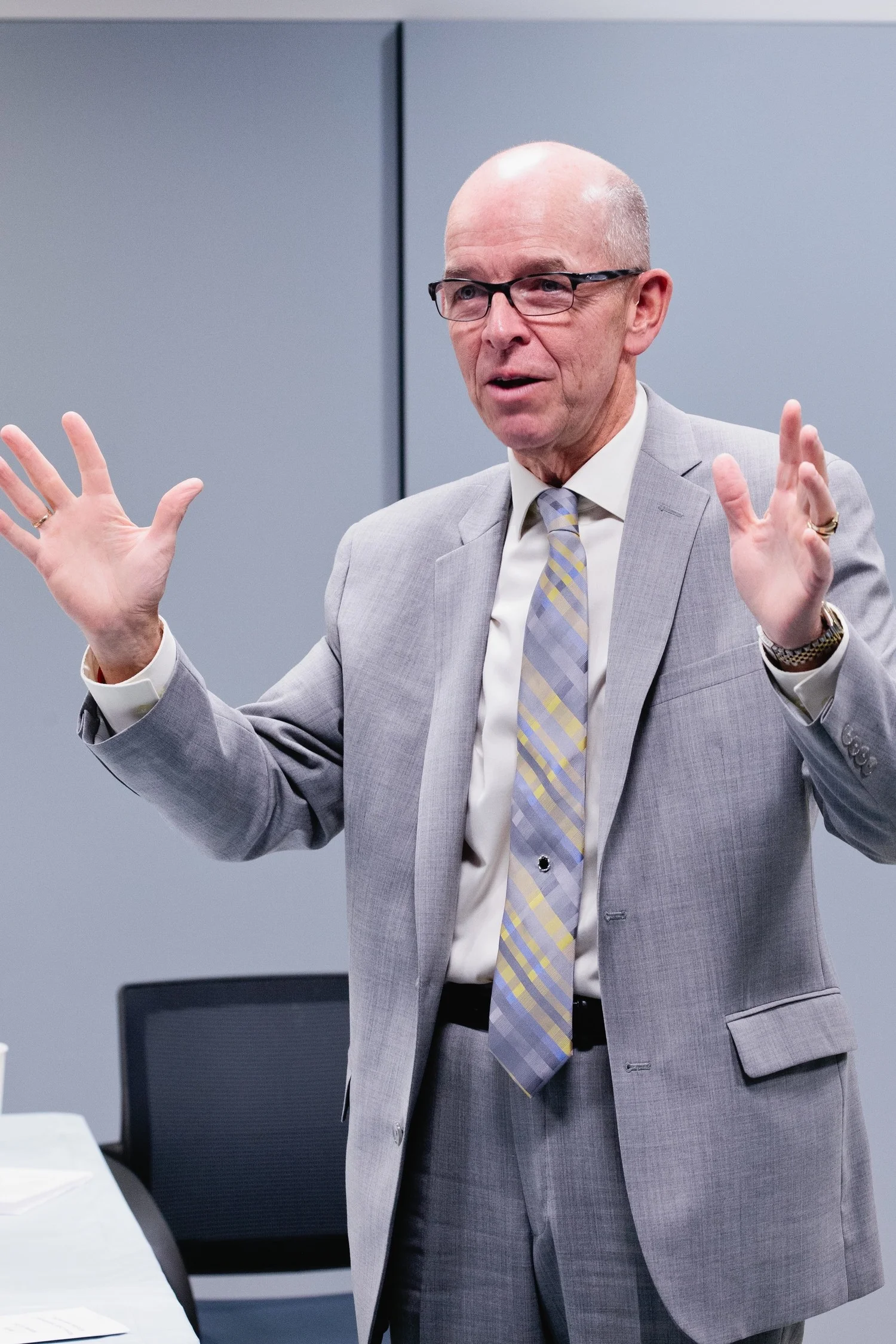 Peter Hoyt as Master of Ceremonies at our Annual Meeting in September 2014. 