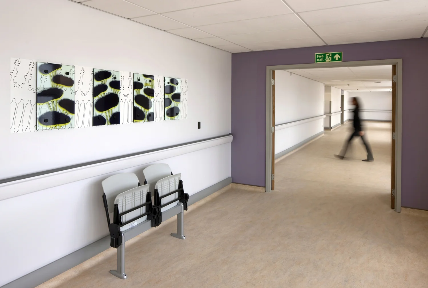 Maternity Corridor, Broomfield Hospital, Chelmsford