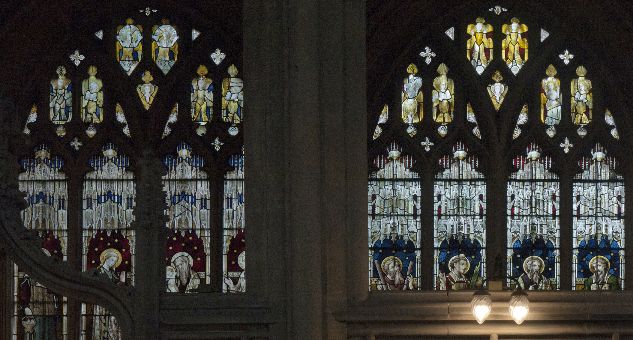 Trinity Chapel - two of four windows Click on any of these pictures to enlarge.