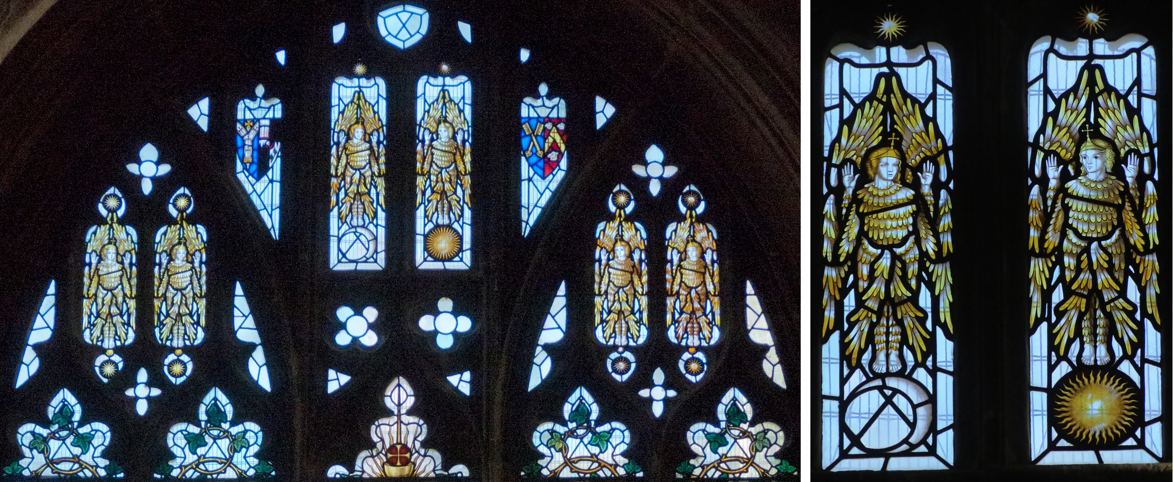 South aisle, west window - Hugh Easton 1937-8 Details