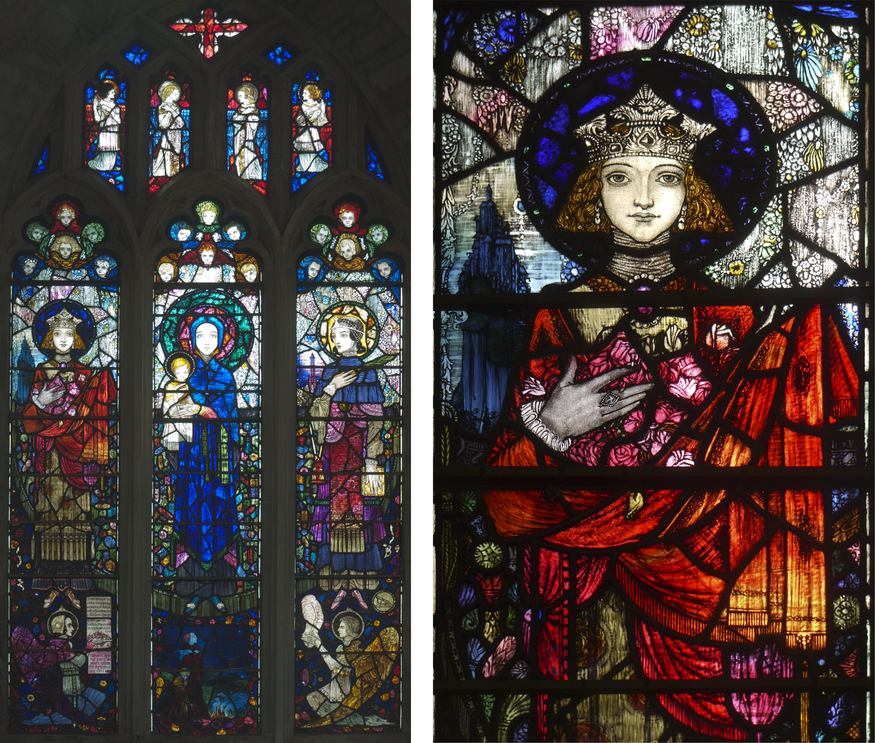 Saints Elizabeth, Mary and Barbara Click to enlarge Saint Elizabeth of Hungary / Roma Spencer-Smith